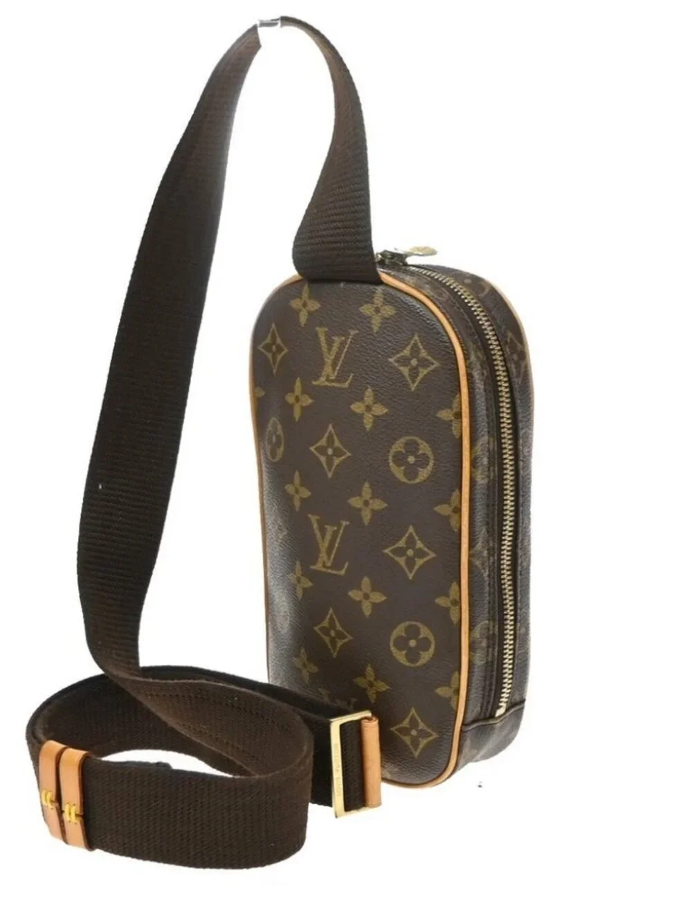 LOUIS VUITTON Pochette Gange Shoulder Bag Monogram Brown Spain